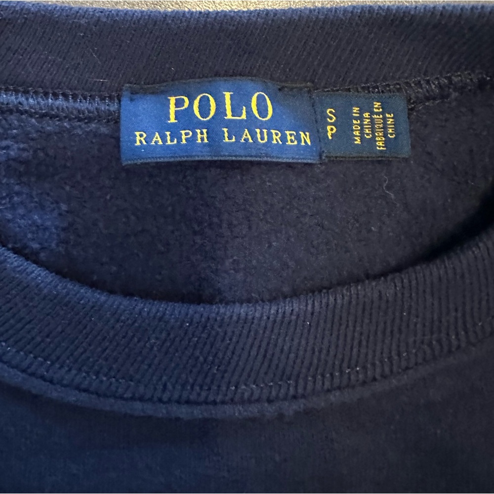 Polo Ralph Lauren Navy Blue Sweatshirt – Women’s Small - Picture 5 of 6